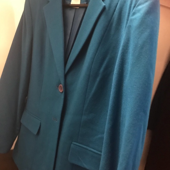 Blue Blazer size 8P Petite - Picture 6 of 8